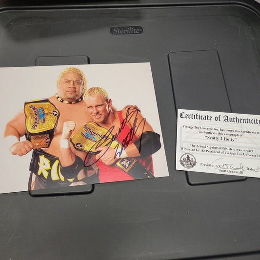 Autographed Too Cool Scotty 2 Hotty Photo with COA