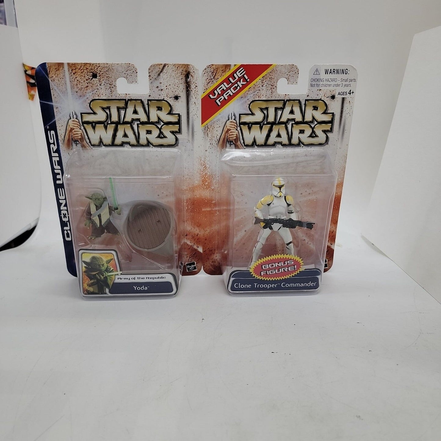 Star Wars Clone Wars Yoda & Clone Trooper Commander