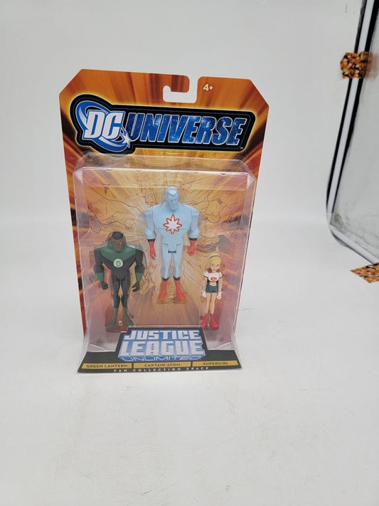 DC Universe Justice League Unlimited Green Lantern, Captain Atom, & Supergirl