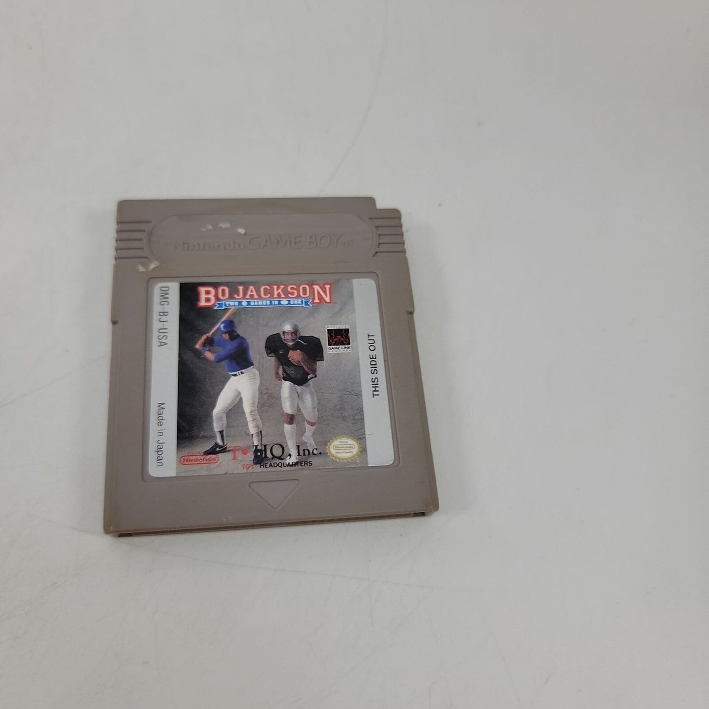 Bo Jackson Two Games In One Game Boy Game